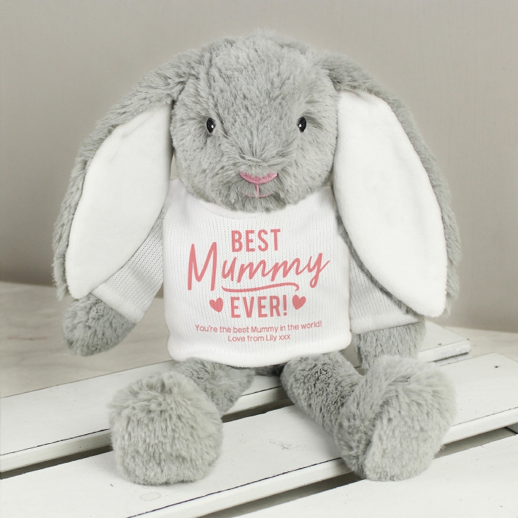 Personalised Best Mum Ever Bunny