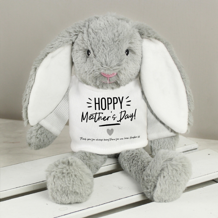 Personalised Hoppy Mother's Day Bunny Teddy