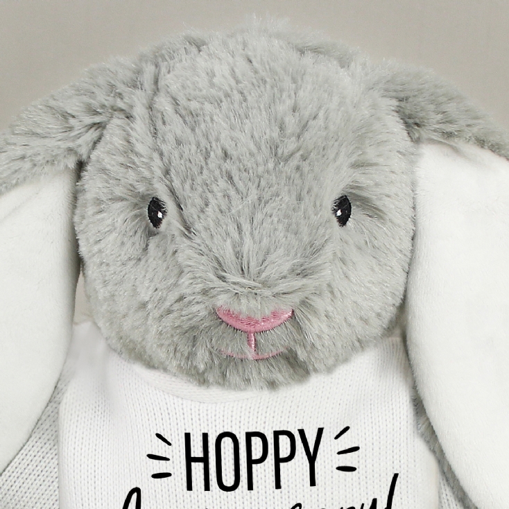 Personalised Hoppy Anniversary Bunny