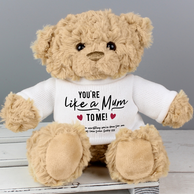 Like a Mum to Me Personalised Teddy Bear