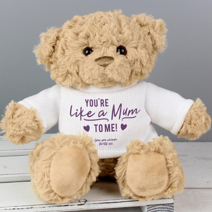 Like a Mum to Me Personalised Teddy Bear