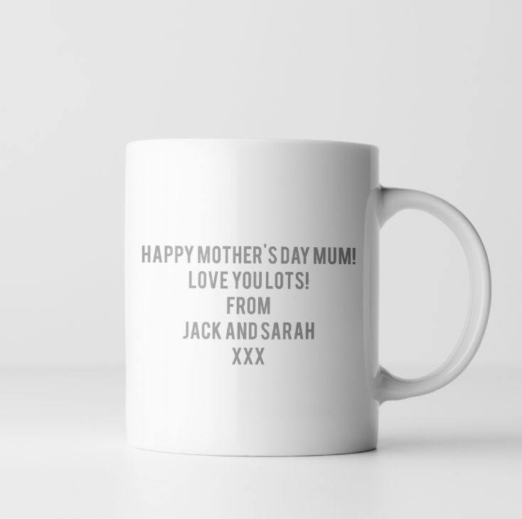 Personalised Mummy Word Puzzle Mug