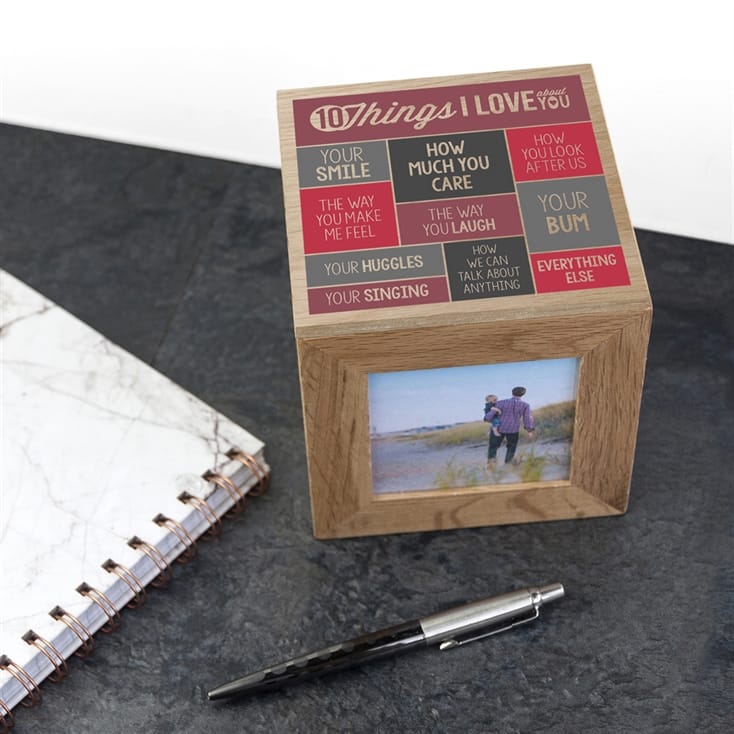 Personalised 10 Things I Love About You Photo Box