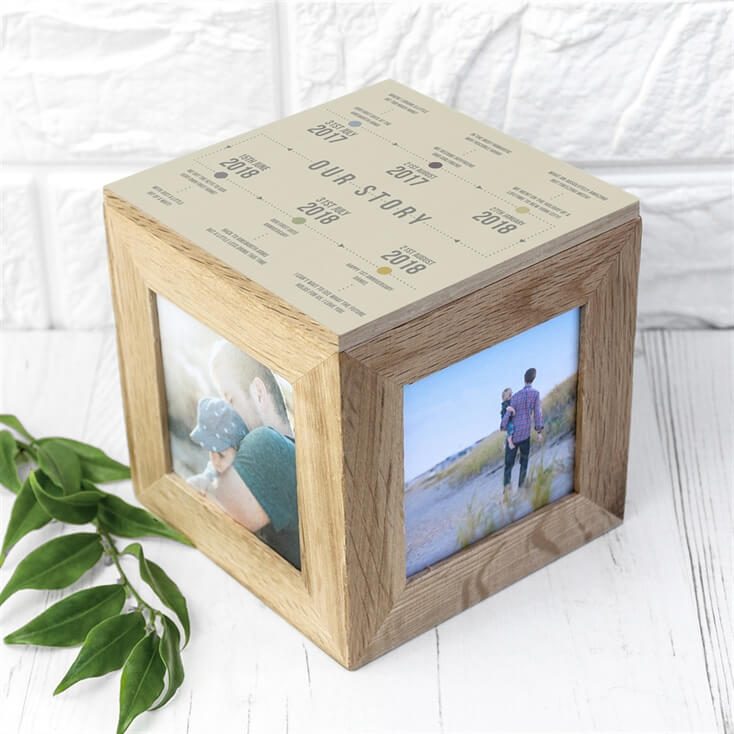 Personalised Our Story Wooden Box