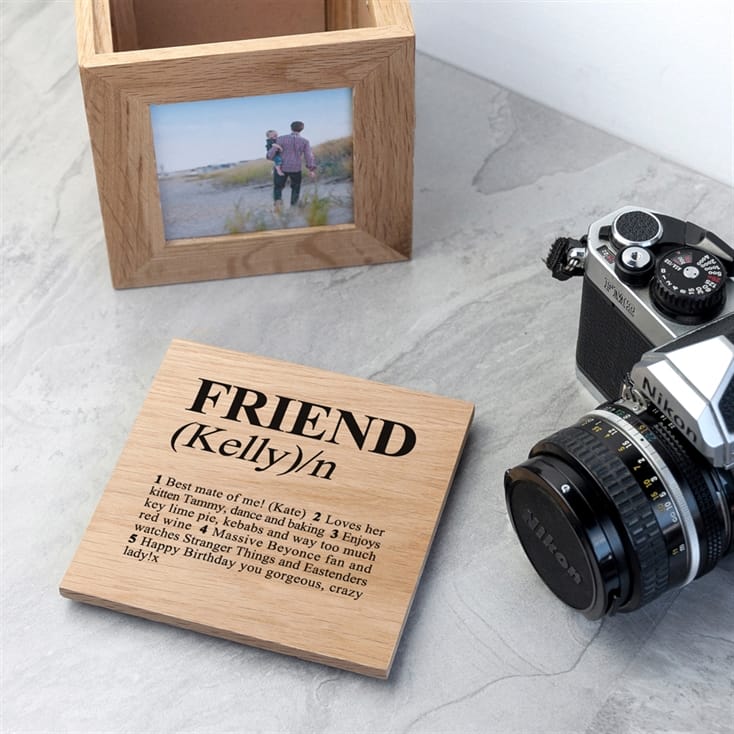 Personalised Dictionary Definition Photo Box