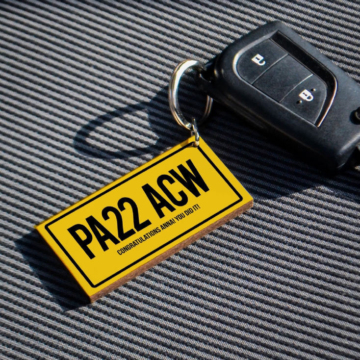Car on sale reg keyring