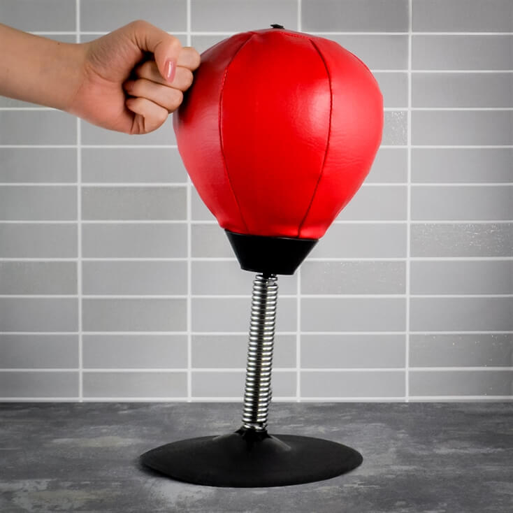 Desktop Punching Ball Stress Reliever Buster Desk Speed Punch Bag with Pump Gift