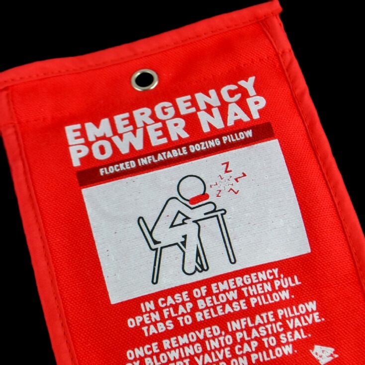 Emergency Power Nap Pillow