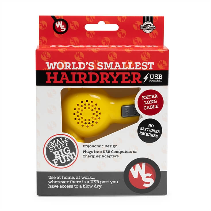 World's Smallest Hair Dryer Find Me A Gift