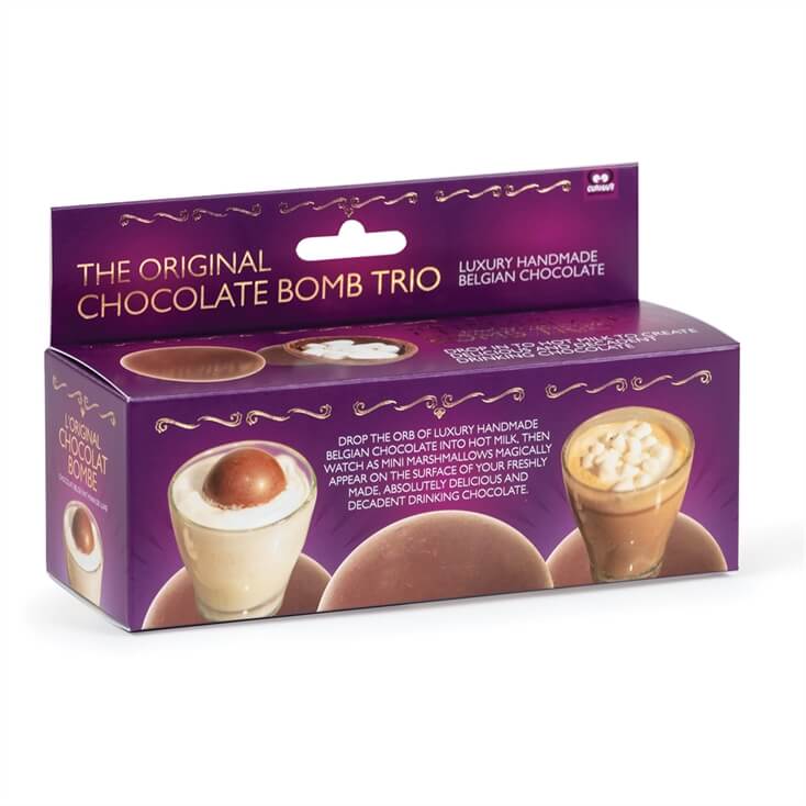 Belgian Hot Chocolate Bomb Trio