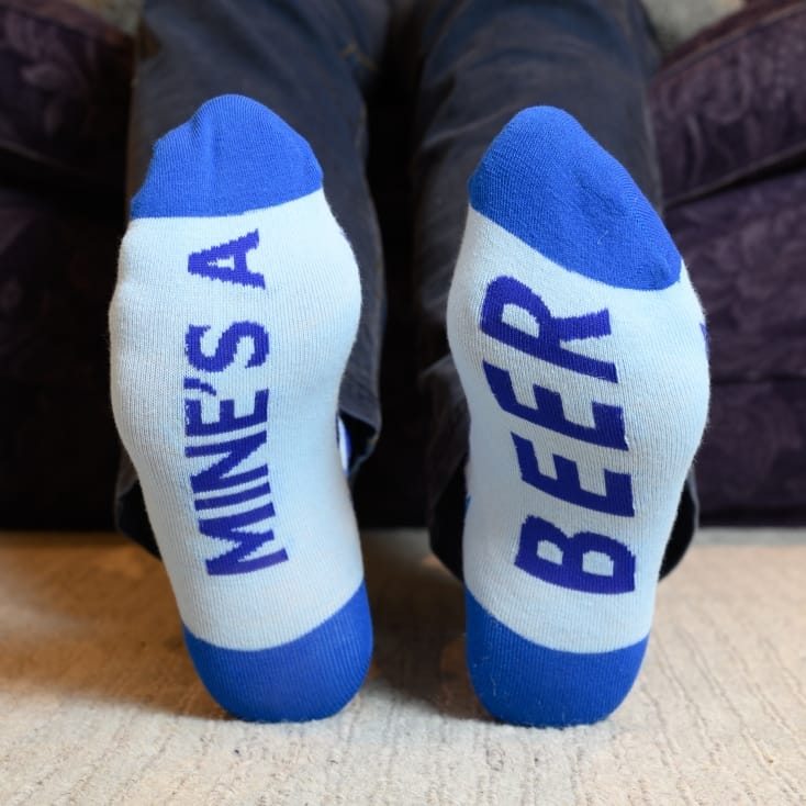 Mine's a Beer Sole Socks