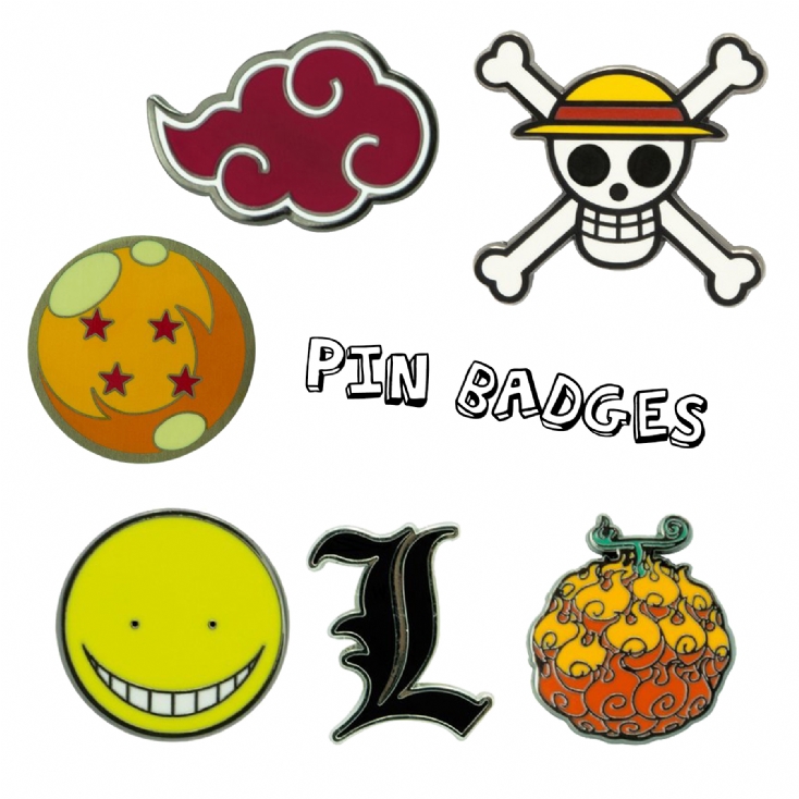 Anime Pin Badges