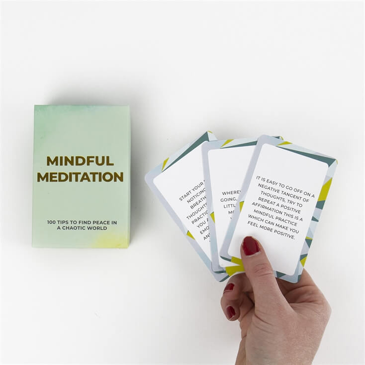 100 Mindful Meditation Cards