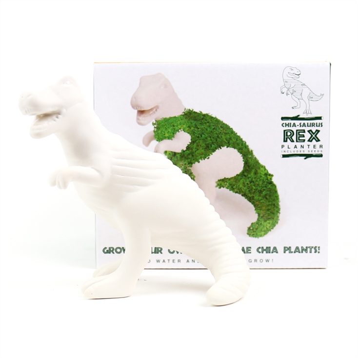 Chia-saurus Rex Dinosaur Planter