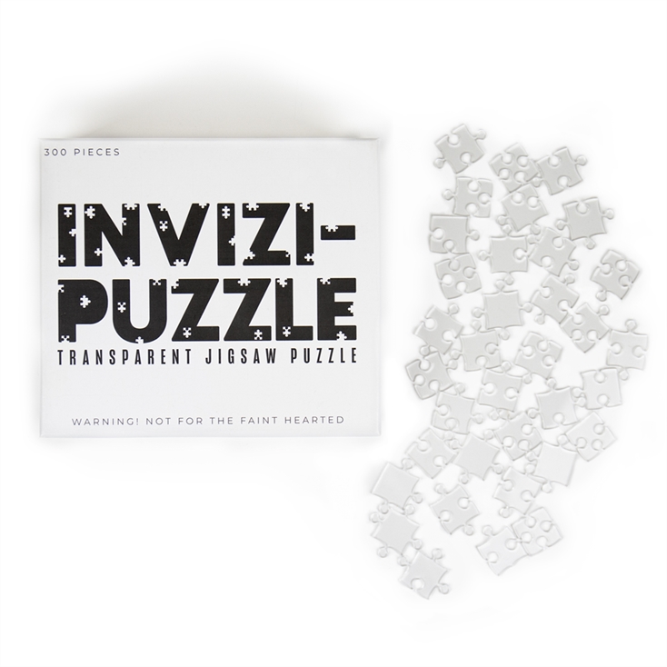 Invizi-Puzzle Transparent Jigsaw Puzzle