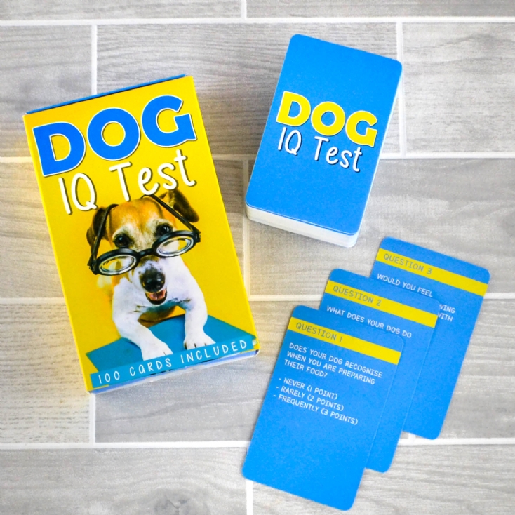Dog IQ Test Pack of Cards Find Me A Gift