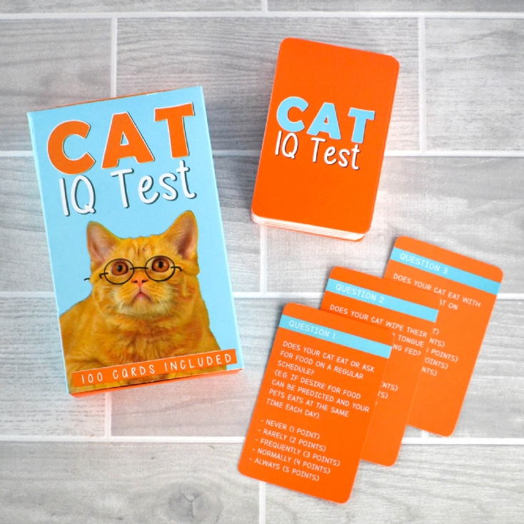 Cat IQ Test Pack of Cards Find Me A Gift
