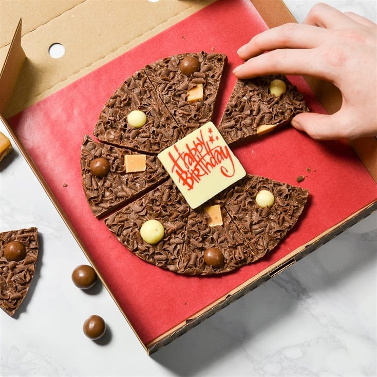 7" Happy Birthday Chocolate Pizza