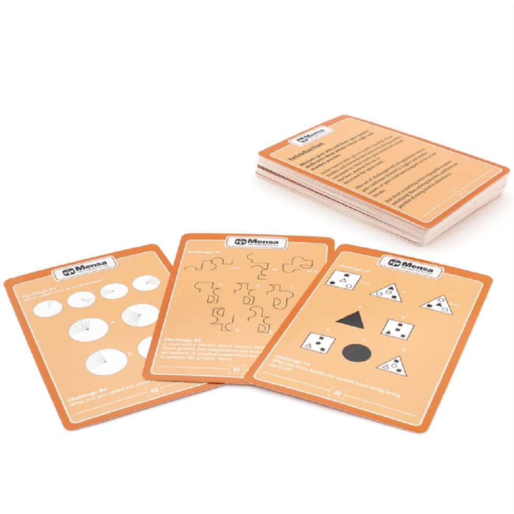 Mensa Card Puzzles And Challenges Find Me A Gift