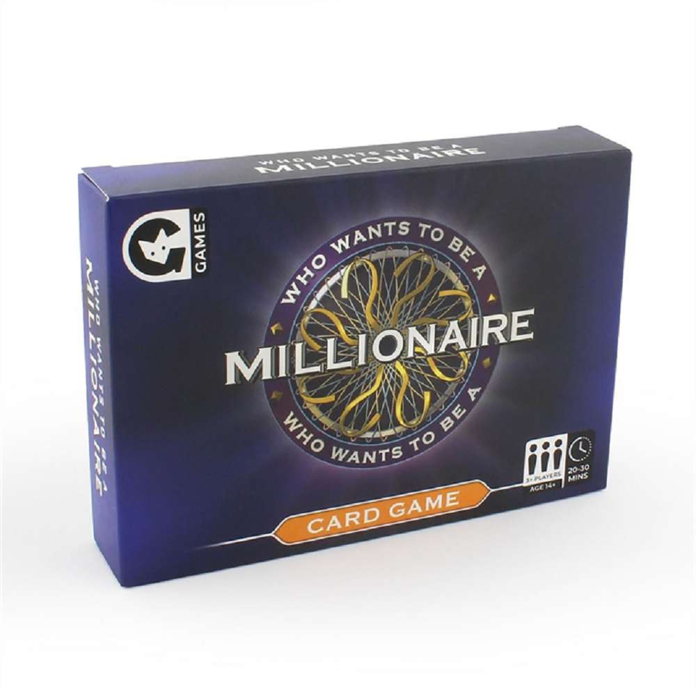 Who Wants To Be a Millionaire Card Game Find Me A Gift
