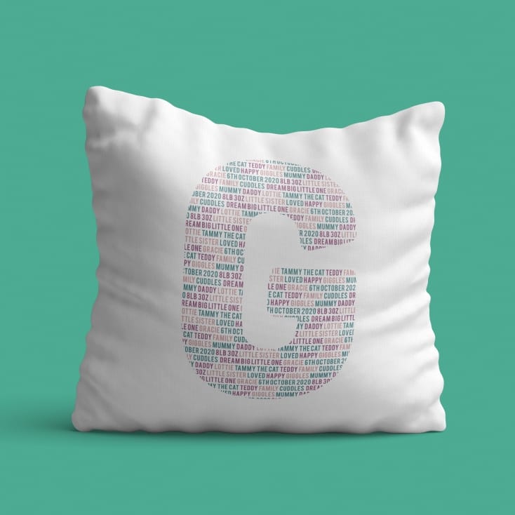 letter pillows