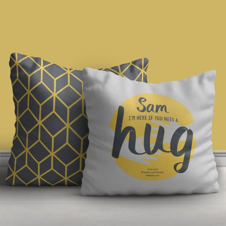 Personalised Hug Cushion