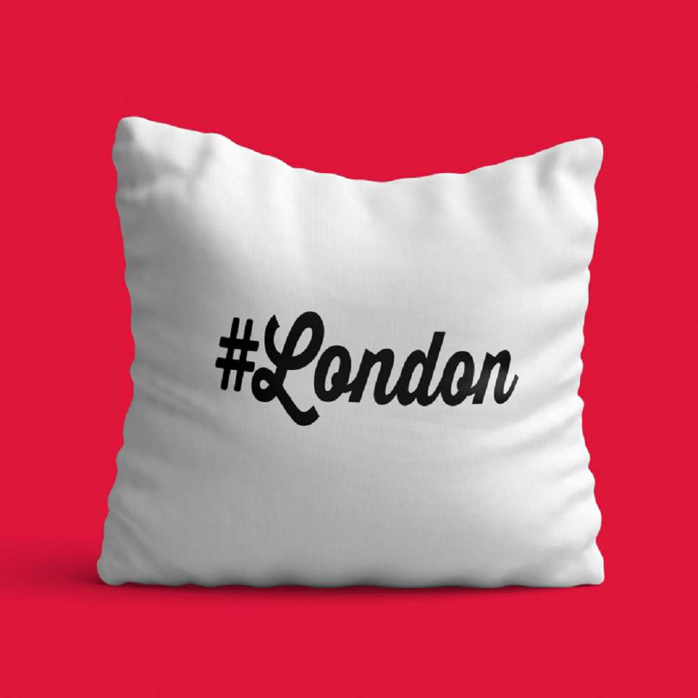 Personalised Hashtag Cushion
