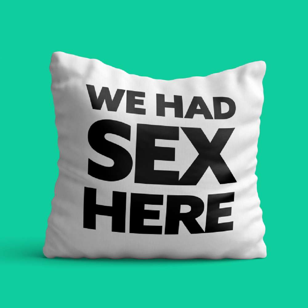 We Had Sex Here Cushion (And Here Cushion)