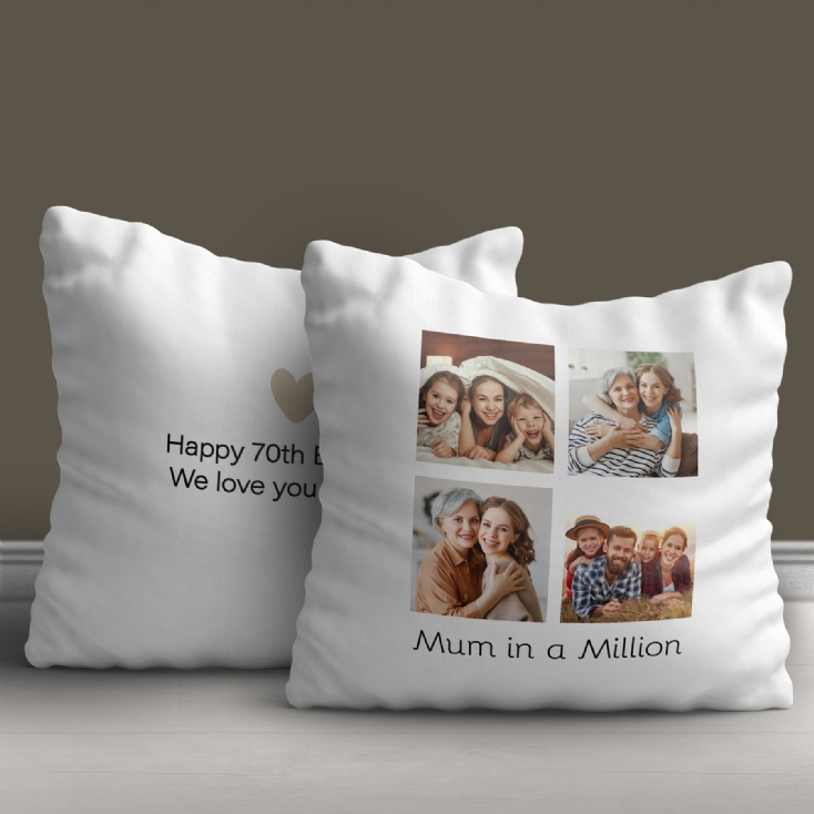 Personalised Mum in a Million Photo Cushion