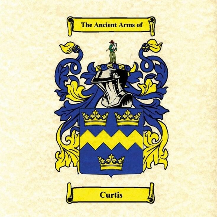 Coat Of Arms Surname History Print Find Me A Gift