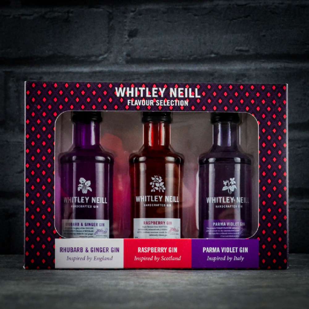 Whitley Neill Flavoured Gin Trio Taster Pack