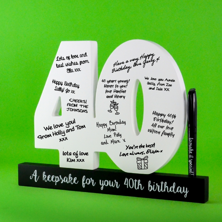 40th birthday gifts for on sale boyfriend