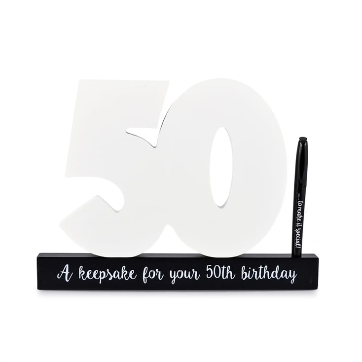 50th birthday signature numbers