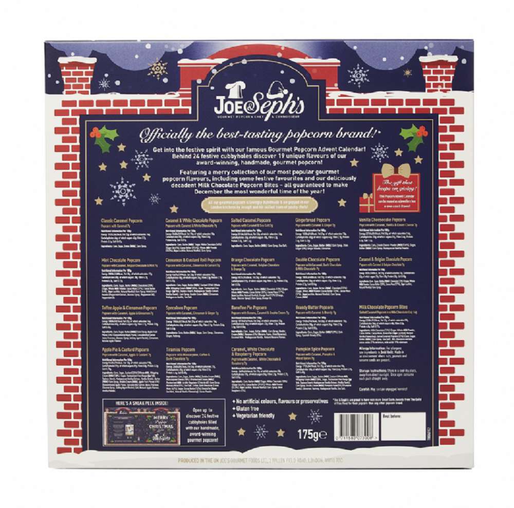 Joe & Seph's Classic Popcorn Advent Calendar Find Me A Gift