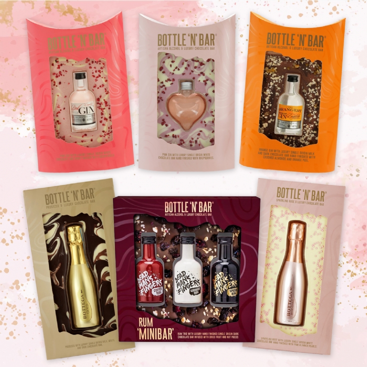 Mini Alcohol and Chocolate Gift Set