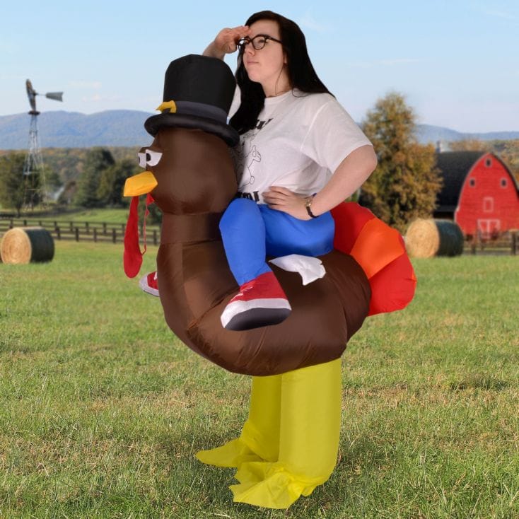Inflatable Turkey Costume Find Me A Gift
