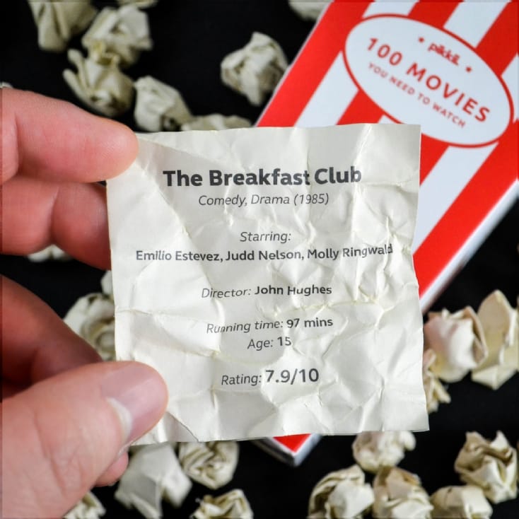 100 Movie Popcorn Bucket List Find Me A Gift