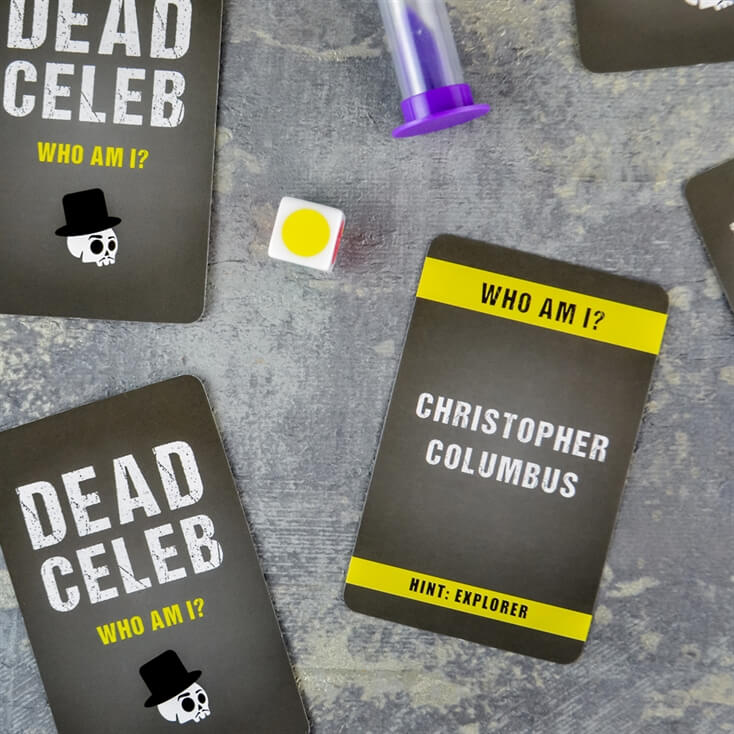 Dead Celebs Card Game Find Me A Gift