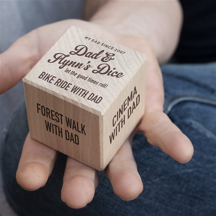 Personalised Wooden Dice