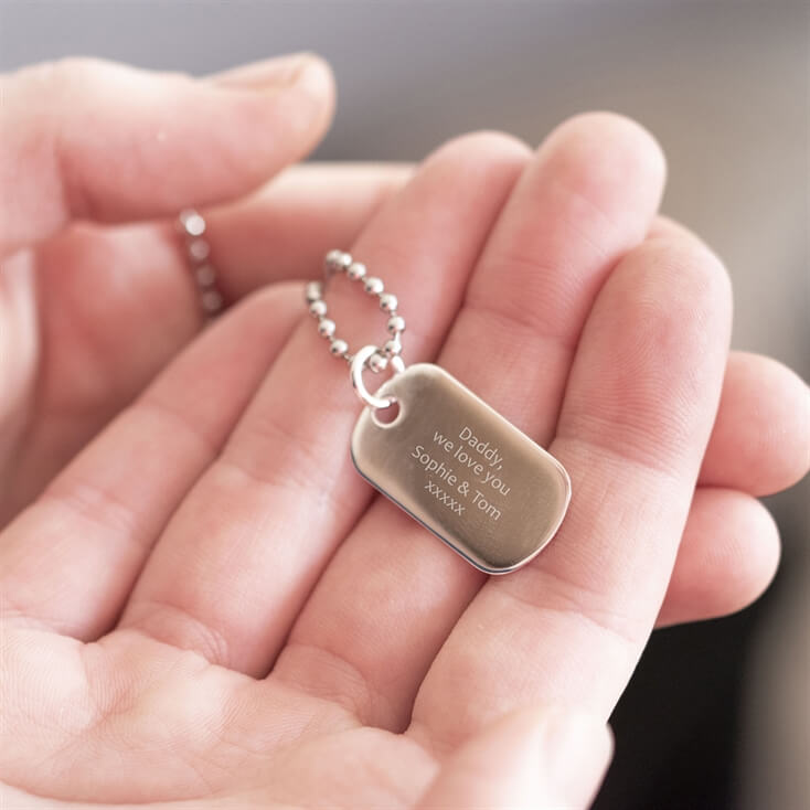 Personalised Stainless Steel Dog Tag