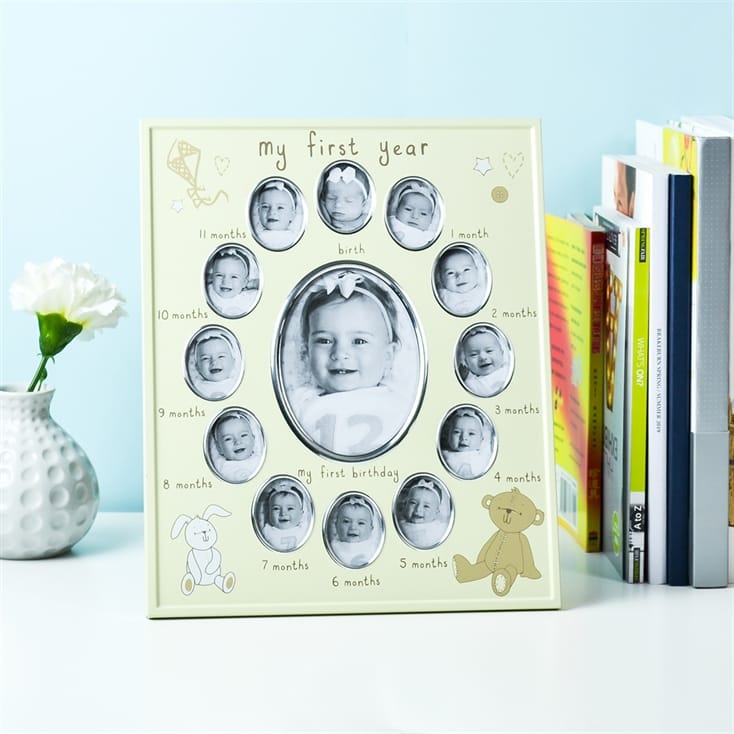 Baby's First Year Photo Frame