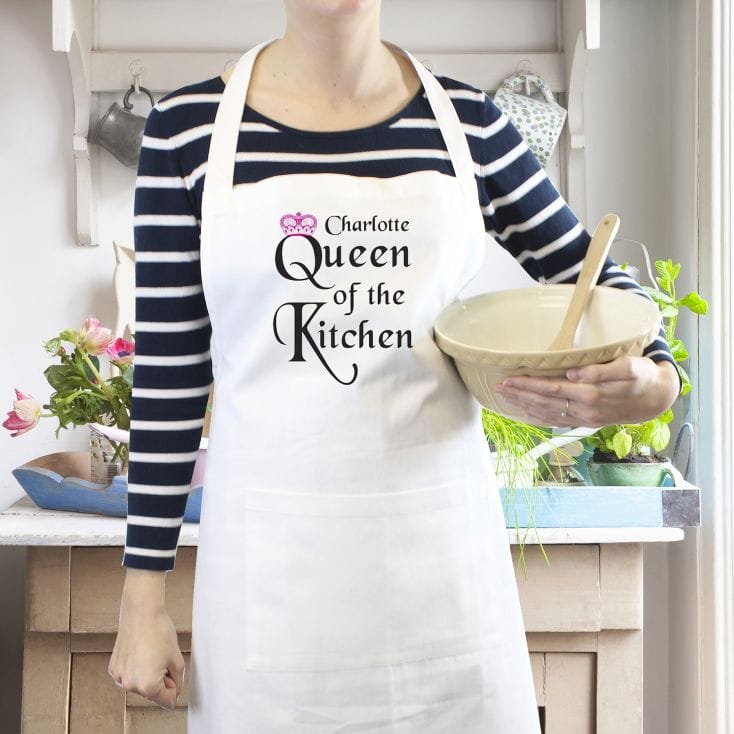 Queen of the Kitchen' Personalised Apron