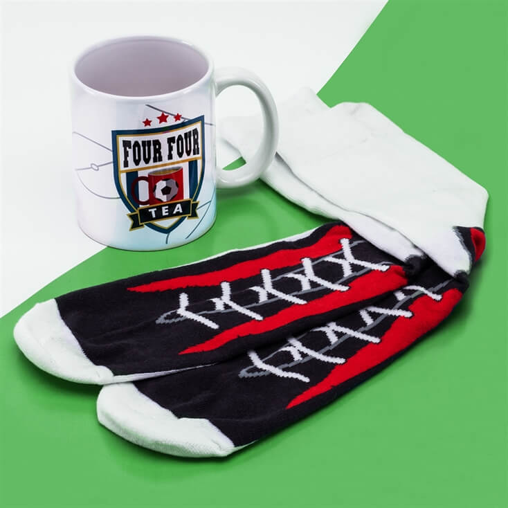 Football Mug and Socks Set