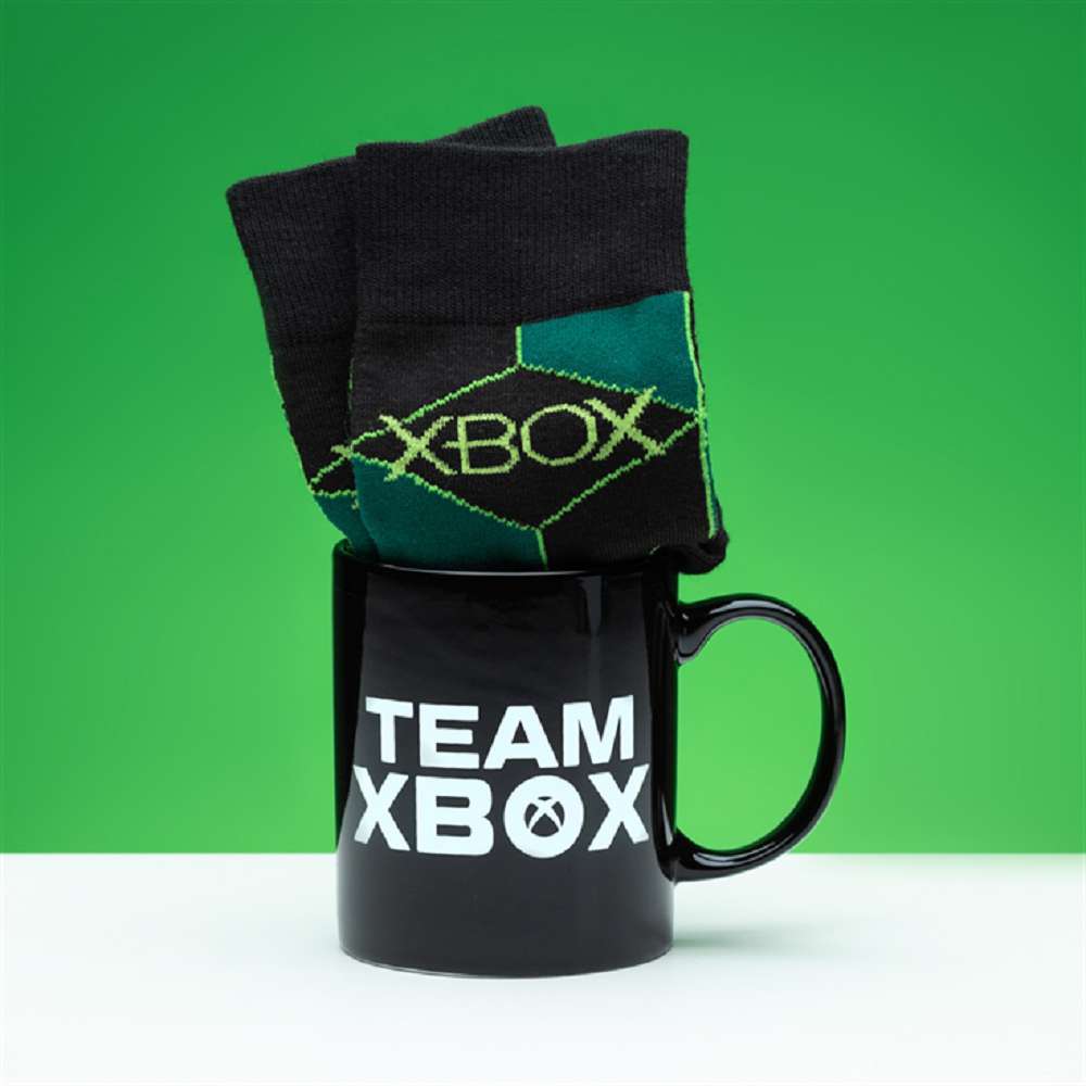 Xbox Ceramic Mug and Sock Set
