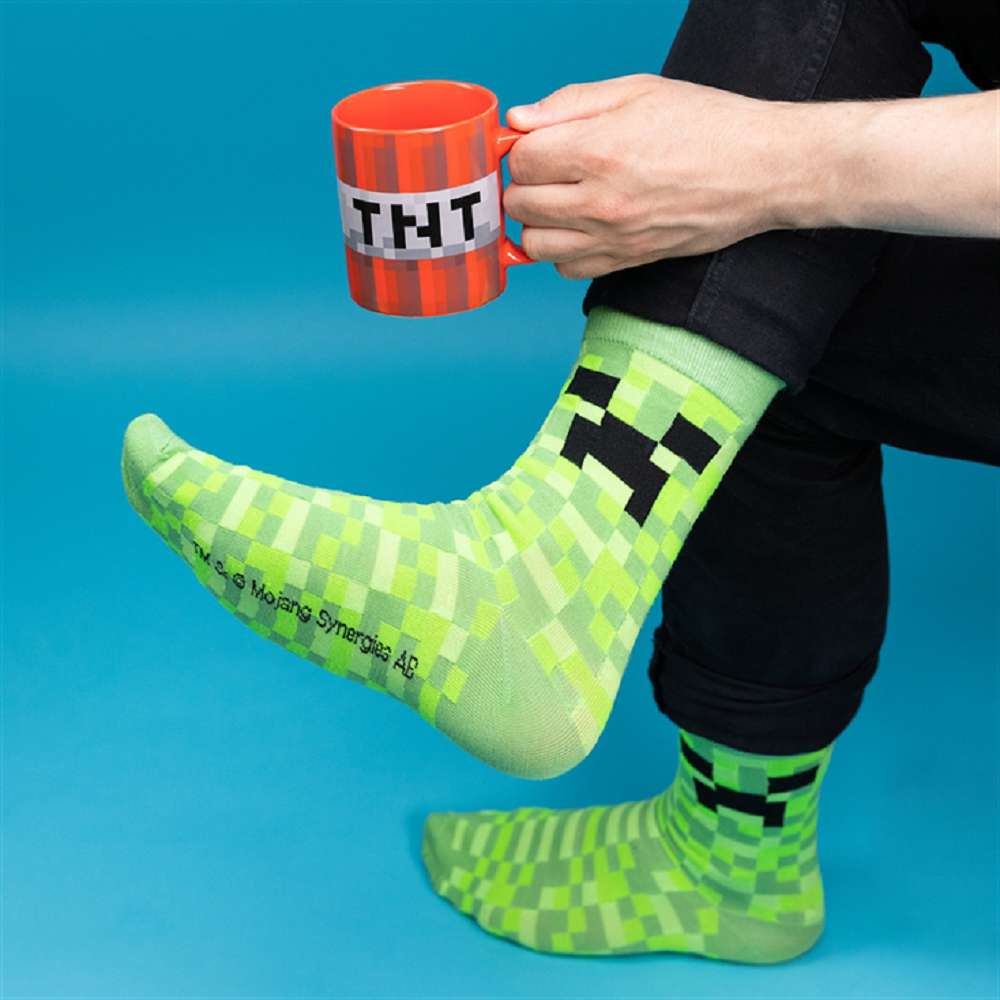 Minecraft Mug & Socks Set Find Me A Gift