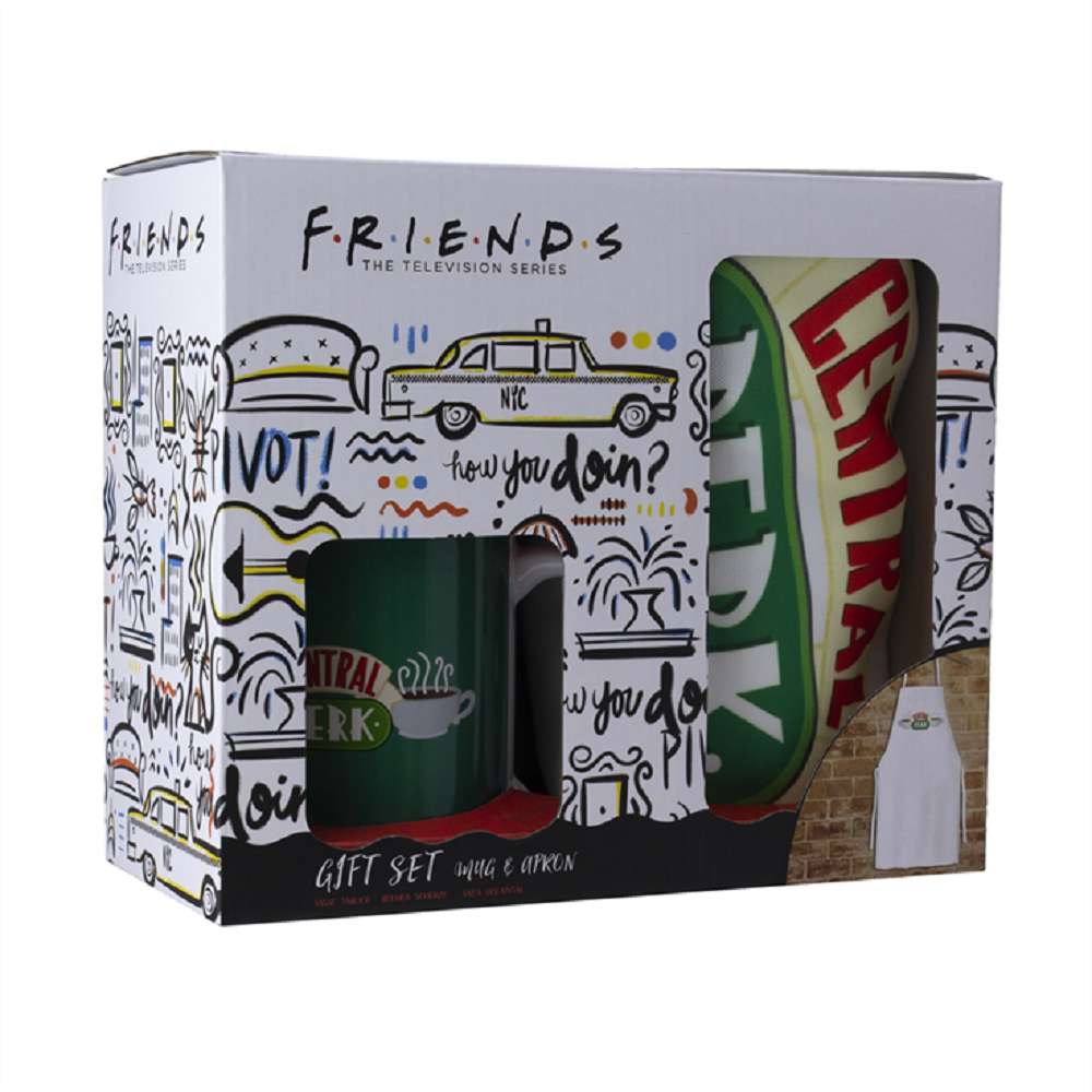 Friends Central Perk Mug & Apron Gift Set