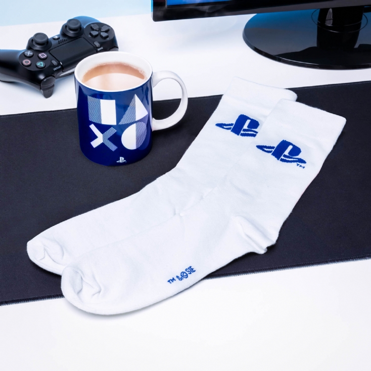 PlayStation Mug and UK Size 7-11 Socks Gift Set