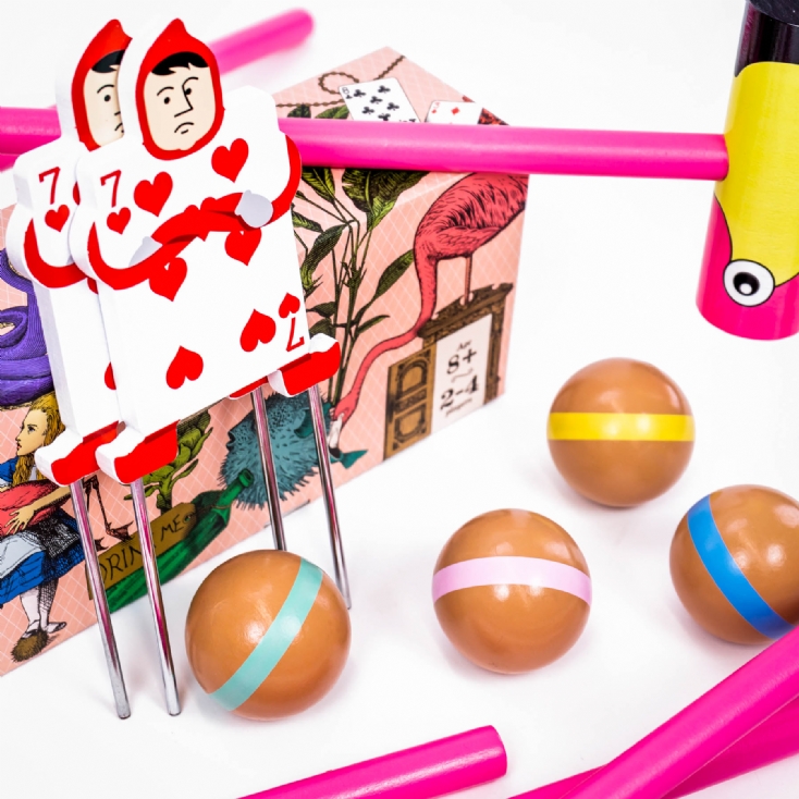 Queen of Hearts Flamingo Croquet Set Find Me A Gift