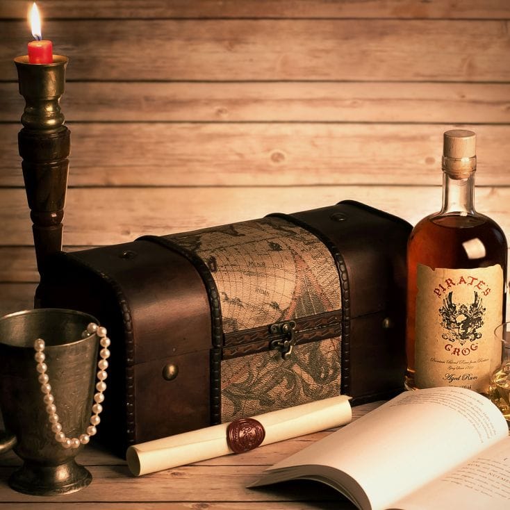 Personalised Pirates Grog Gift Chest Find Me A Gift