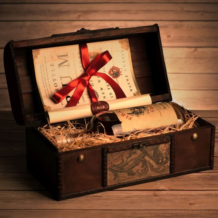 Personalised Pirates Grog Gift Chest Find Me A Gift